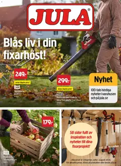 Förhandsgranska reklamblad Jula höstkatalog från butik Jula gäller från 01/09/2026