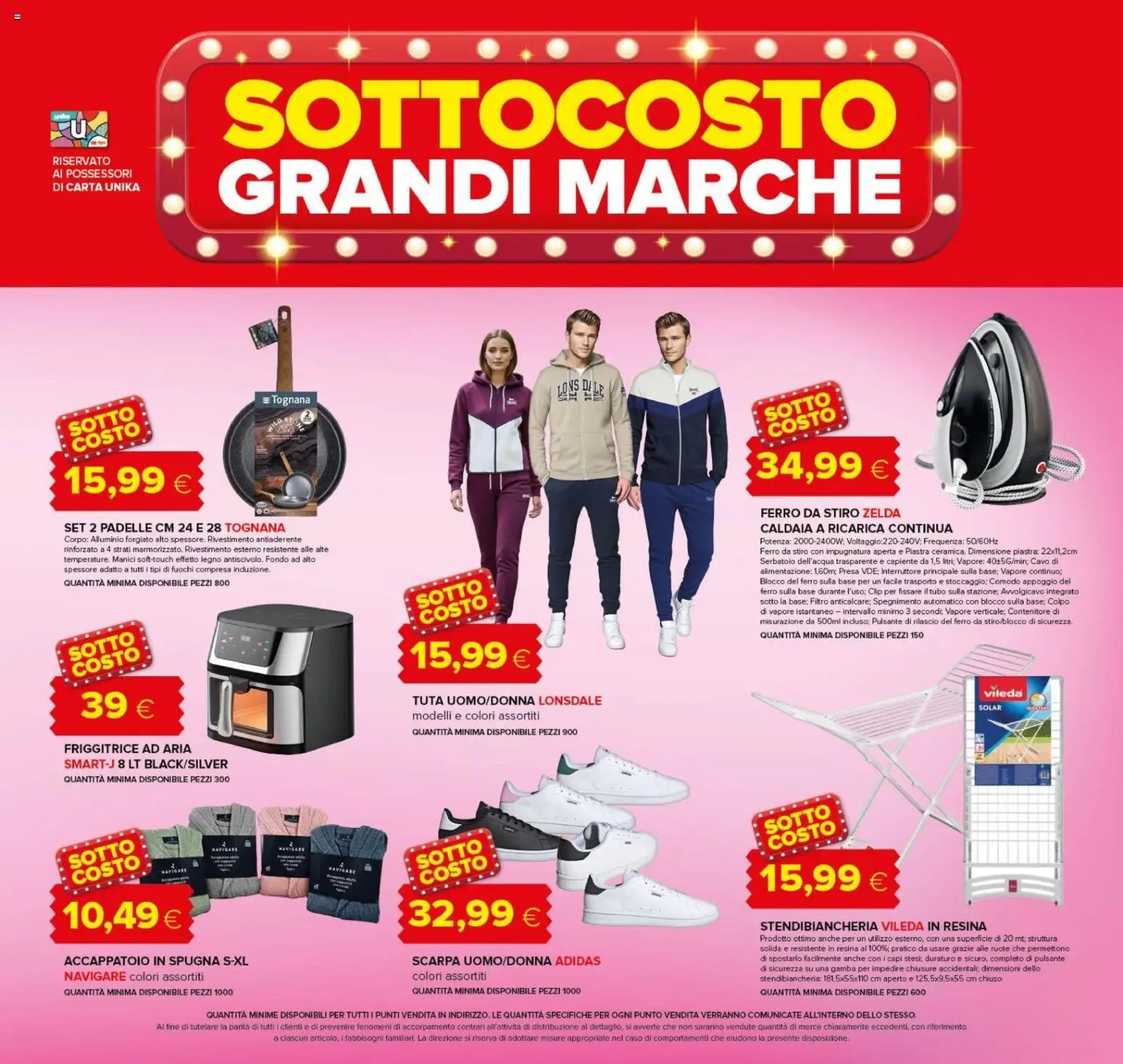 Anteprima dell'opuscolo Oasi volantino Spoltore dal negozio Oasi valido da 04/09/2026 - Friggitrice ad aria, Accappatoio, Cavo, Friggitrice, Spugna, Presa, Tubo, Contenitore