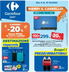 Anteprima dell'opuscolo Carrefour volantino Iper - Roma dal negozio Carrefour valido da 05/06/2026
