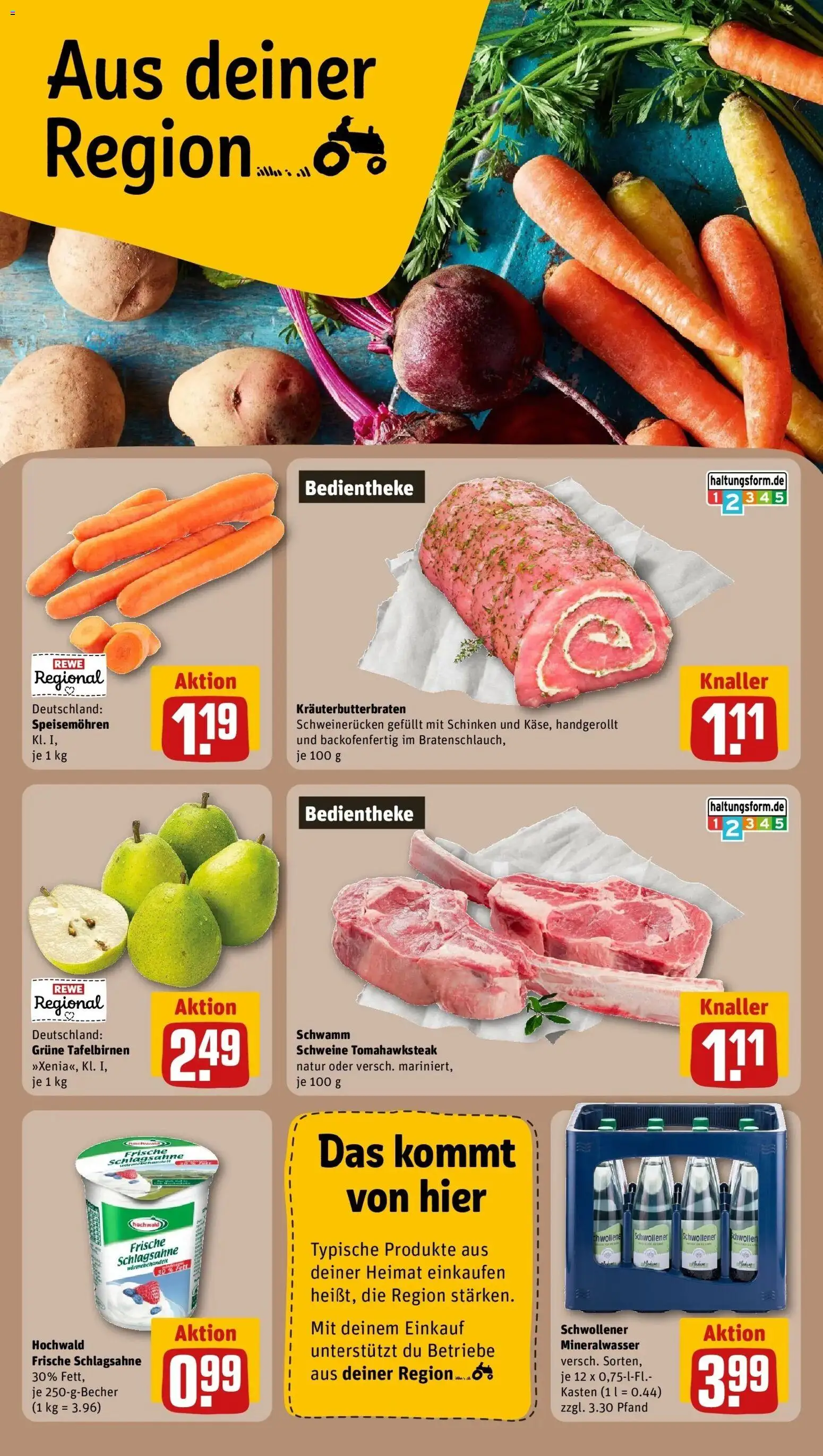 Vorschau von dem Prospekt des Geschäftes Rewe, gültig ab dem 26.10.2026