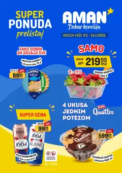 Pregled Aman kataloga - važi od 11.05.2026