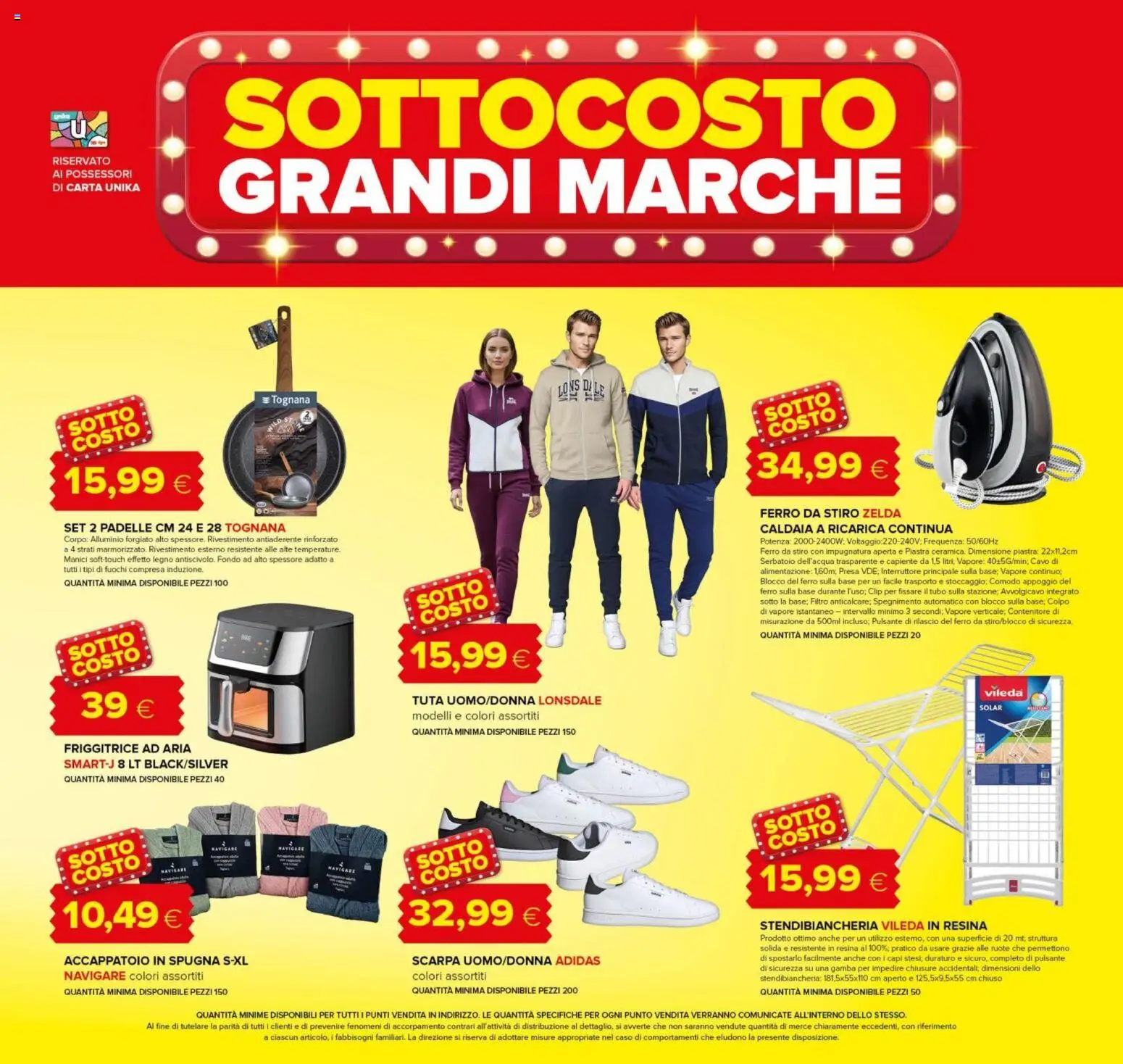 Anteprima dell'opuscolo Oasi volantino Roma dal negozio Oasi valido da 04/09/2026 - Friggitrice ad aria, Caldaia, Ferro da stiro, Friggitrice, Gamba, Presa, Tubo, Contenitore