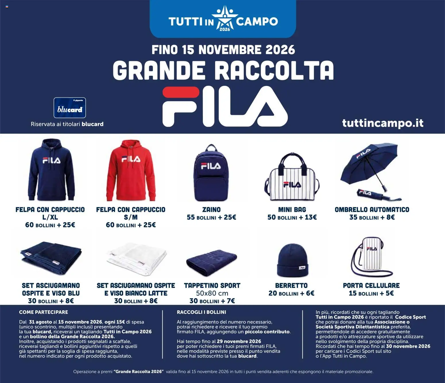 Anteprima dell'opuscolo Il Gigante volantino Lombardia dal negozio Il Gigante valido da 22/10/2026 - Latte, Zaino, Cellulare, Porta, Felpa, Ombrello, Asciugamano, Cappuccio