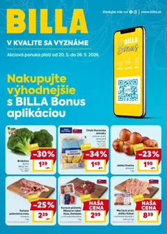 Náhľad Billa letáku platného od 20.05.2026