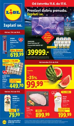 Pregled Lidl kataloga - važi od 11.06.2026