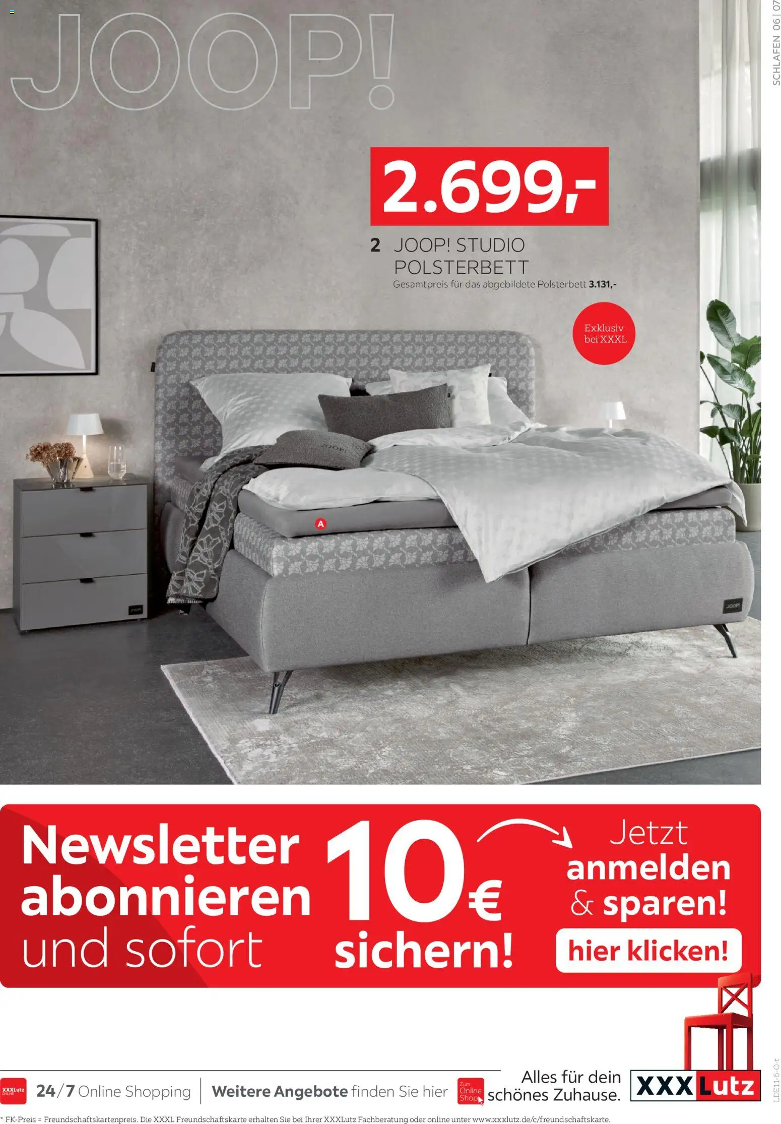 Vorschau von dem Prospekt des Geschäftes XXXLutz, gültig ab dem 17.10.2026 - Boxspringbett, Schwebetürenschrank