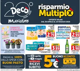 Anteprima dell'opuscolo Decò volantino MaxiStore Vitulazio dal negozio Decò valido da 30/04/2026