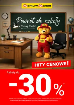 Pogląd gazetki "Merkury Market gazetka - Powrót do szkoły" ze sklepu Merkury Market ważnej od 22.08.2026