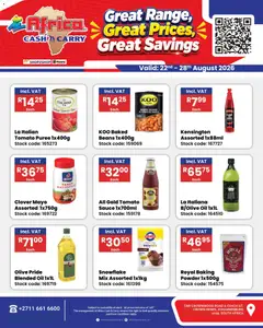 Preview of Africa Cash & Carry flyer valid from 22/08/2026