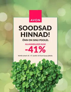 AVON kliendilehe eelvaade alates 10.07.2026