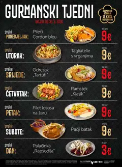 Pregled letka Lesnina Kuponi za restoran Lesnina Zagreb East, Pula, Rijeka, Split i Zadar trgovine Lesnina vrijedi od 10.09.2026