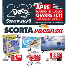 Anteprima dell'opuscolo Decò volantino Giarre dal negozio Decò valido da 21/07/2026