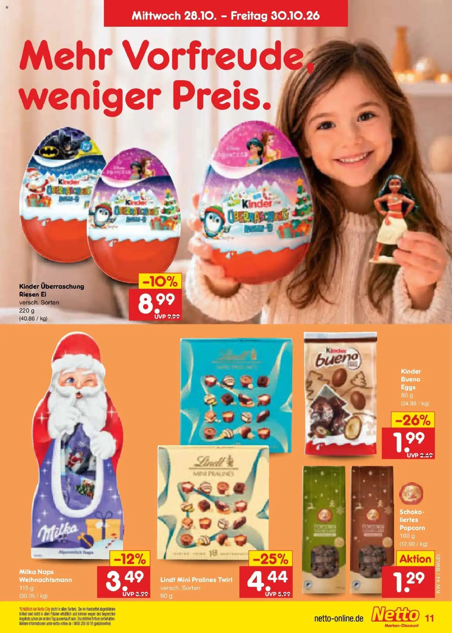 Vorschau von dem Prospekt des Geschäftes Netto Marken-Discount, gültig ab dem 26.10.2026