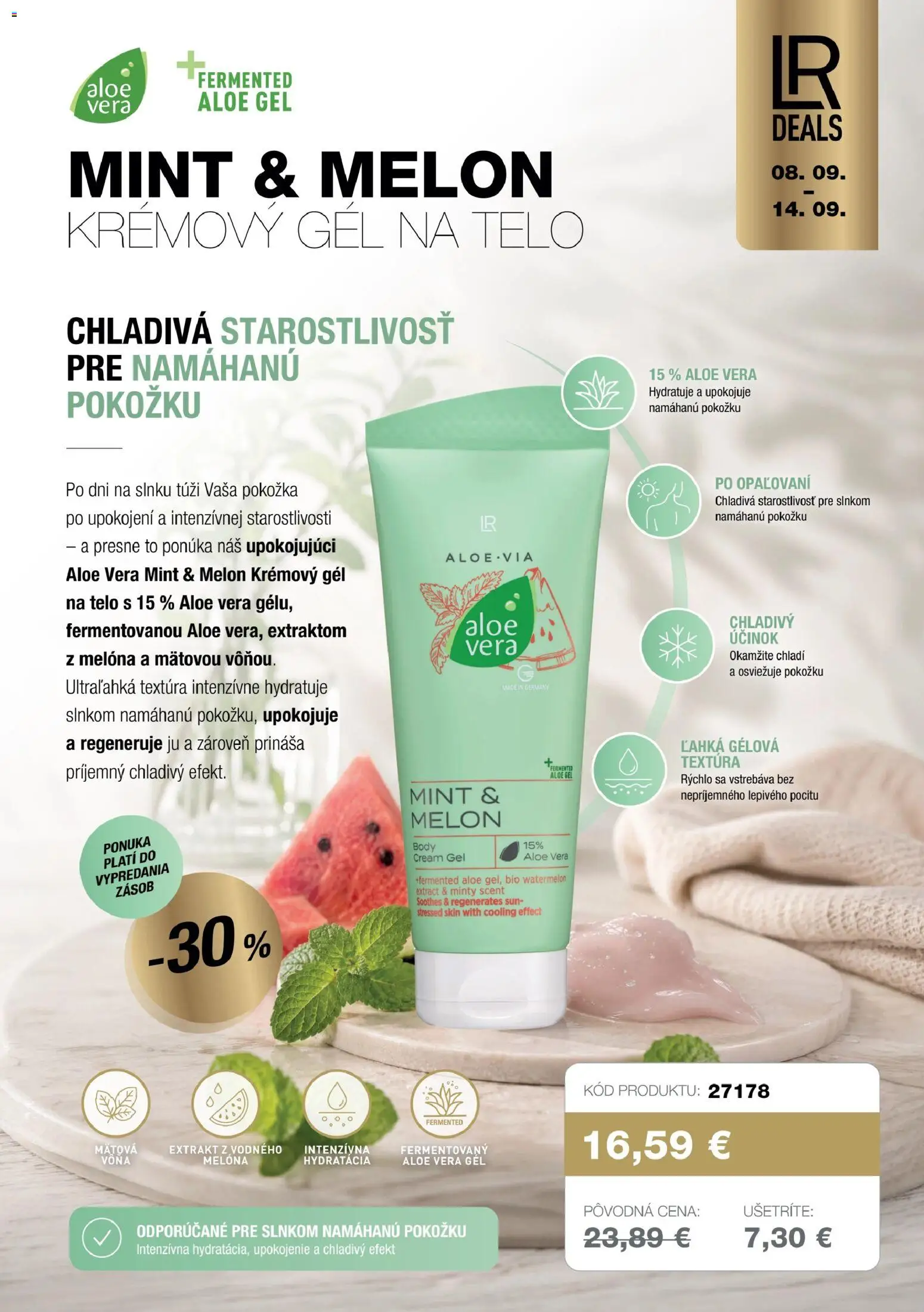 Náhľad LR letáku platného od 08.09.2026 - Aloe Vera, Melón
