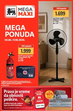Pregled Mega Maxi kataloga - važi od 04.06.2026