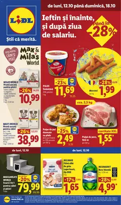 Previzualizarea de cataloage: Lidl Lidl Catalog valabil de la 12.10.2026