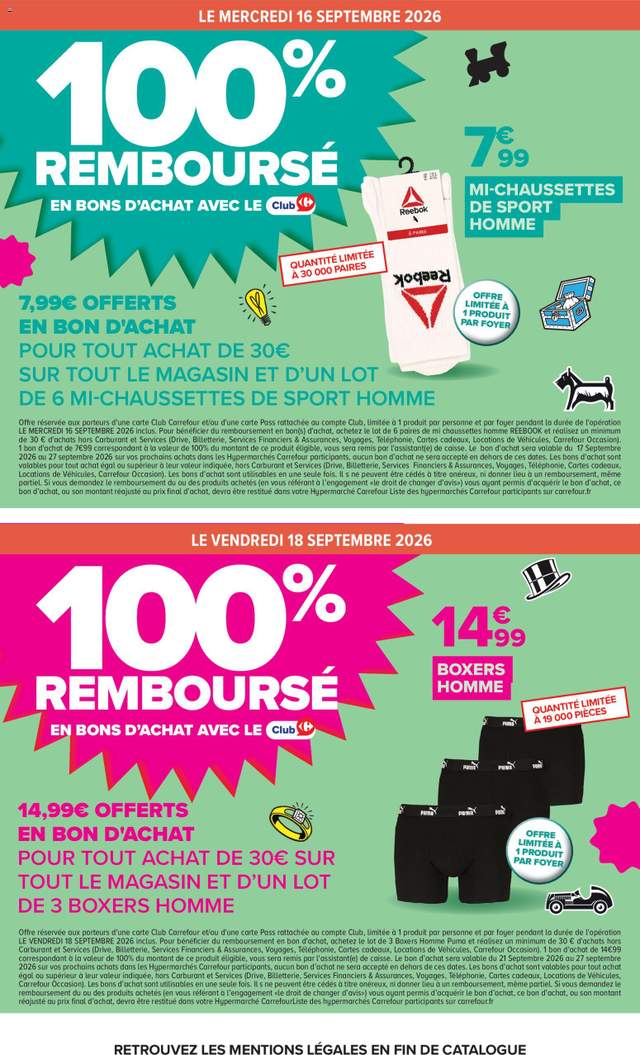 Nouveau catalogue Carrefour à partir du 15/09
