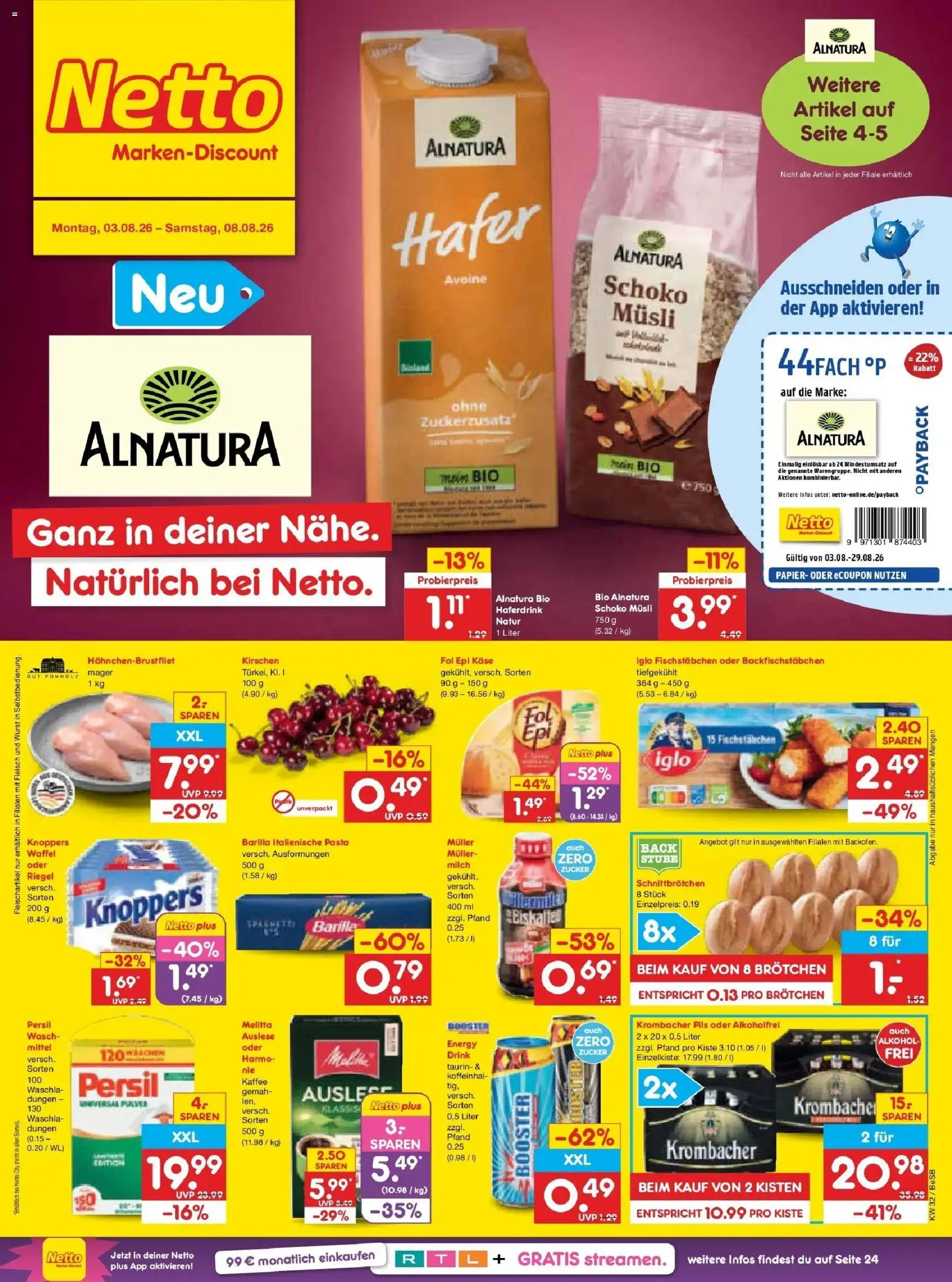 Vorschau von dem Prospekt des Geschäftes Netto Marken-Discount, gültig ab dem 03.08.2026