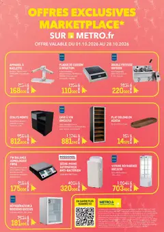 Prévisualisation de METRO Offres exclesives marketplace du magasin METRO formulaire valide 01/10/2026