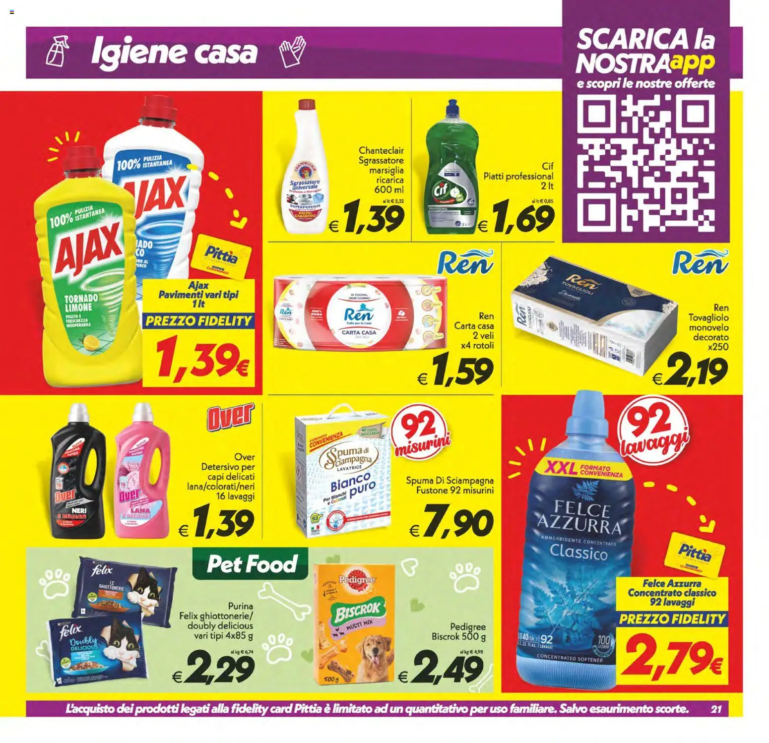 Anteprima dell'opuscolo SuperConveniente volantino Caltanissetta, San Cataldo, Avola, Lascari, Milazzo, Barcellona dal negozio SuperConveniente valido da 23/10/2026 - Lavatrice, Limone, Piatti, Ammorbidente, Sgrassatore