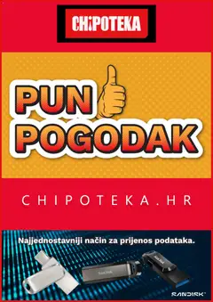 Pregled letka Chipoteka Katalog trgovine Chipoteka vrijedi od 18.06.2026