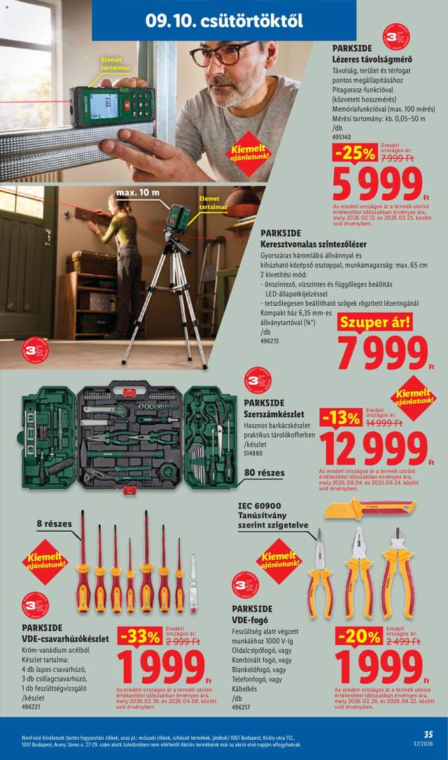 Új Lidl akciós újság 09.10.