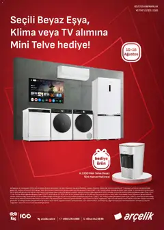Arçelik Arçelik Katalog 10.08.2026 - Broşürünün önizlemesi