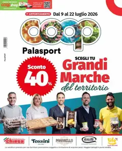 Anteprima dell'opuscolo COOP volantino Palasport dal negozio COOP valido da 09/07/2026