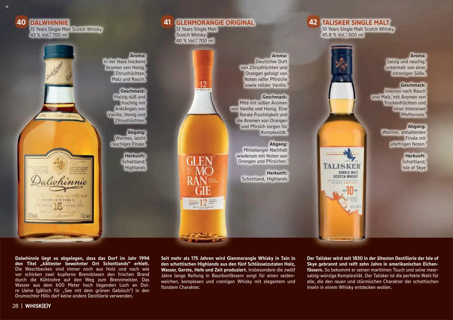 Vorschau von dem Prospekt des Geschäftes HERKULES, gültig ab dem 29.10.2026 - Wasser, Whisky, Waschbecken, Pfirsich, Whiskey, Vanille, Duft, Orangen