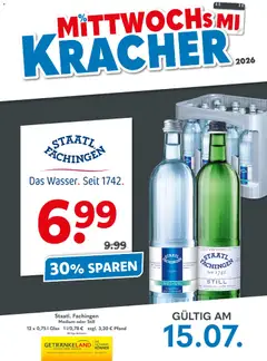 Vorschau von dem Prospekt des Geschäftes Getränkeland, gültig ab dem 15.07.2026