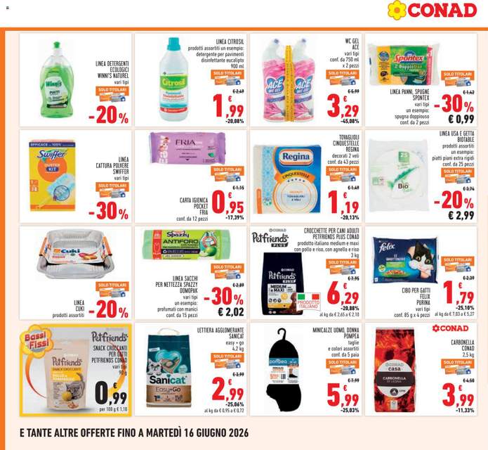 Nuovo volantino Conad dal 04/06