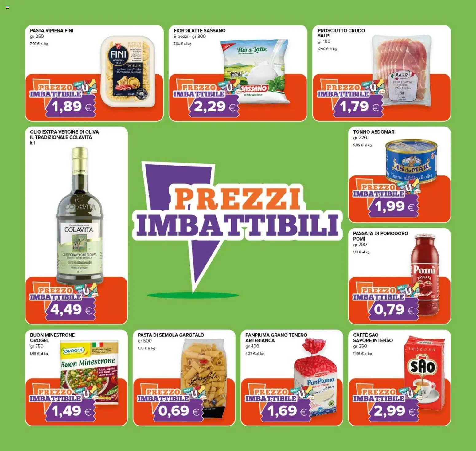 Anteprima dell'opuscolo Tigre volantino Tutto Nuovo Roma dal negozio Tigre valido da 22/10/2026 - Pasta, Latte, Pomodoro, Minestrone, Parmigiano, Passata di pomodoro, Garofalo, Olio extra vergine