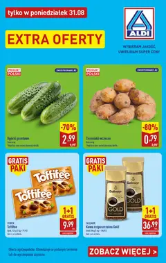 Pogląd gazetki "Aldi gazetka - Extra oferta" ze sklepu Aldi ważnej od 31.08.2026