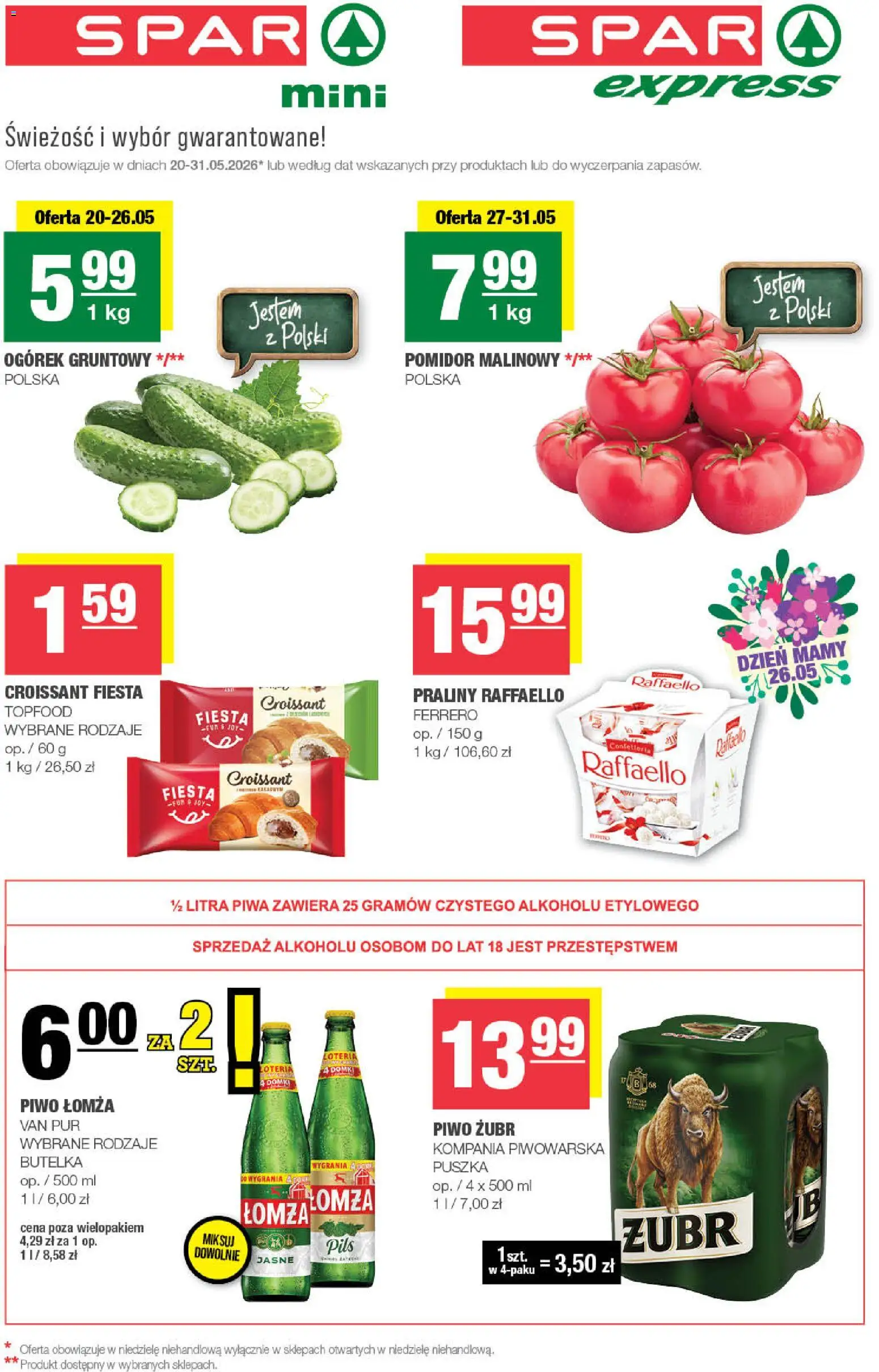 Pogląd gazetki "Spar gazetka - Mini" ze sklepu Spar ważnej od 20.05.2026
