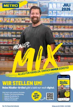 Vorschau von dem Prospekt des Geschäftes Metro, gültig ab dem 01.07.2026