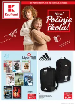 Pregled letka Kaufland Katalog trgovine Kaufland vrijedi od 10.08.2026