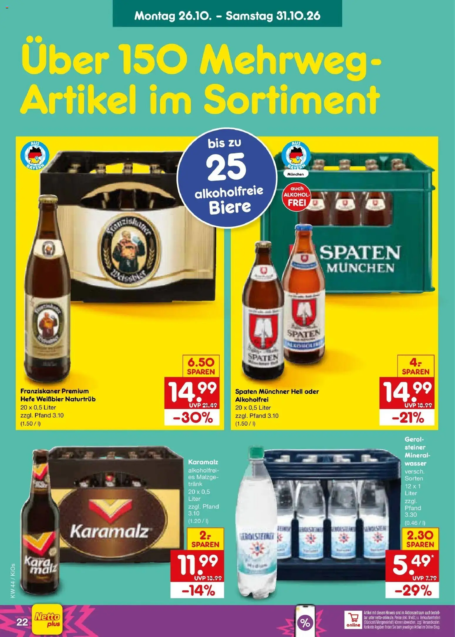 Vorschau von dem Prospekt des Geschäftes Netto Marken-Discount, gültig ab dem 26.10.2026