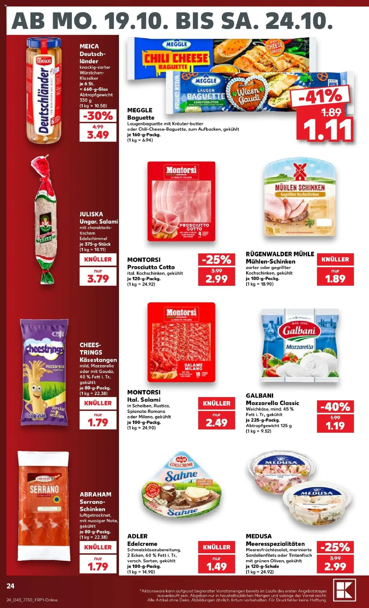 Vorschau von dem Prospekt des Geschäftes Kaufland, gültig ab dem 19.10.2026