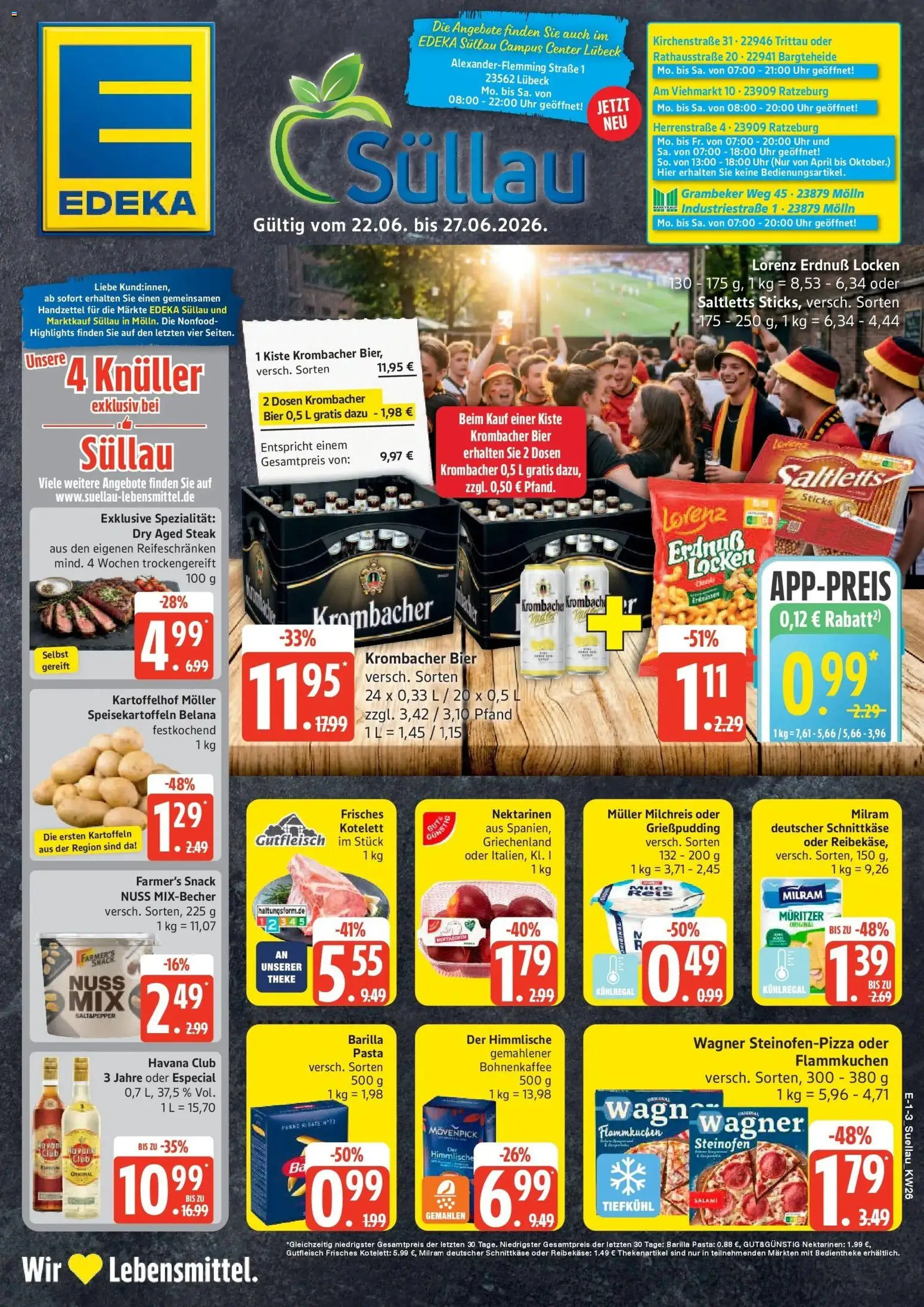 Vorschau von dem Prospekt des Geschäftes Edeka, gültig ab dem 22.06.2026
