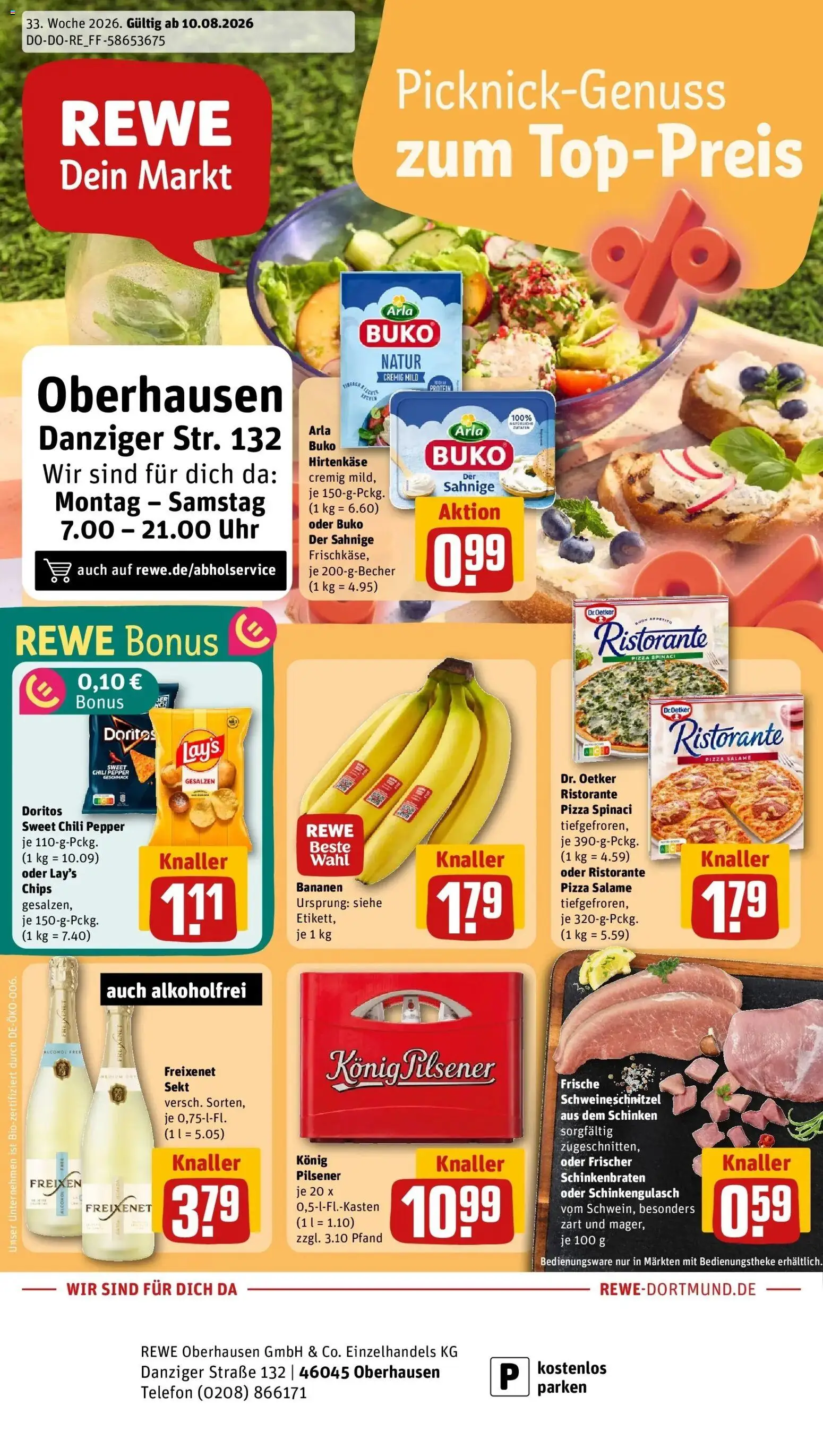 Vorschau von dem Prospekt des Geschäftes Rewe, gültig ab dem 10.08.2026