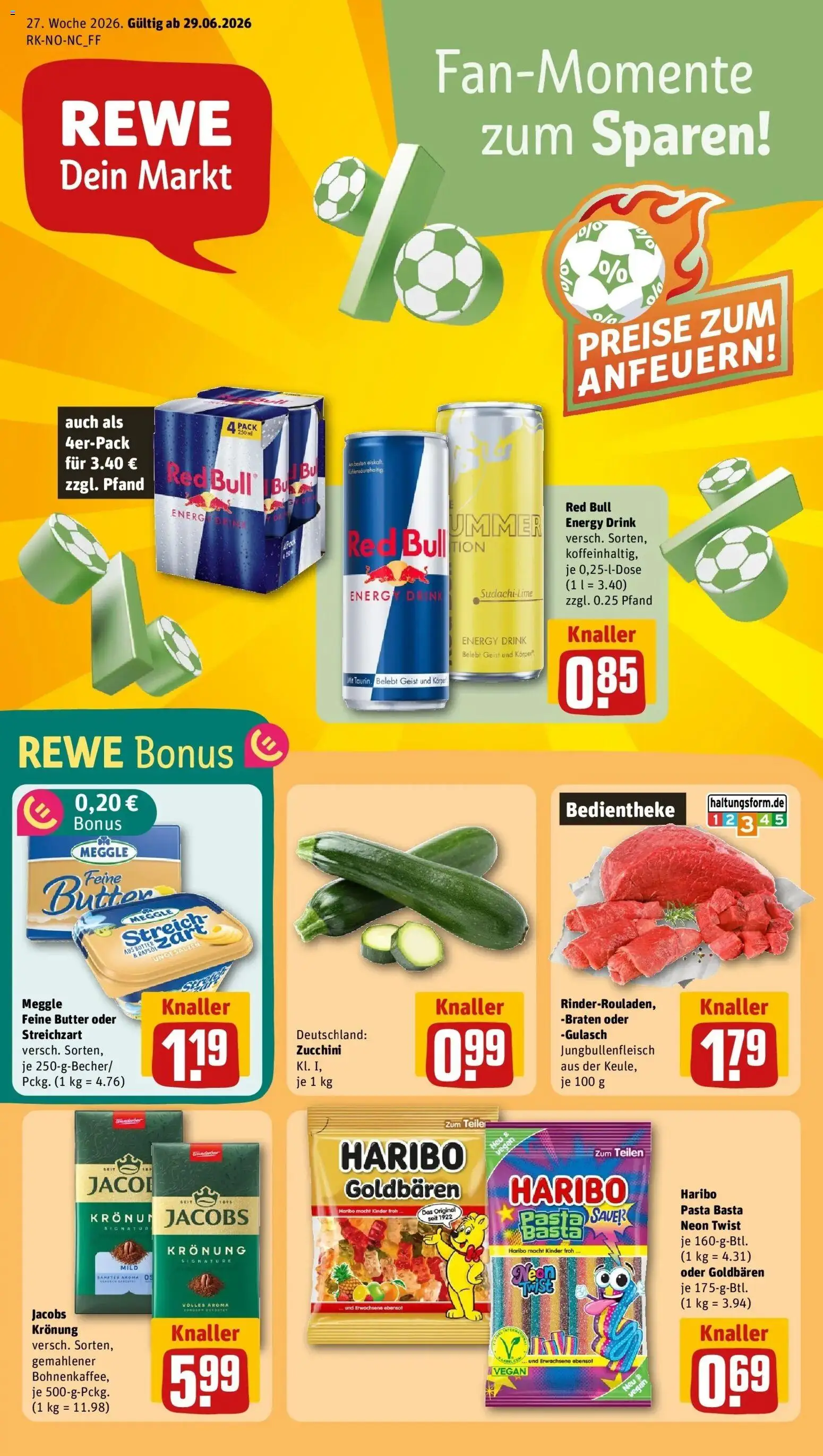 Vorschau von dem Prospekt des Geschäftes Rewe, gültig ab dem 29.06.2026