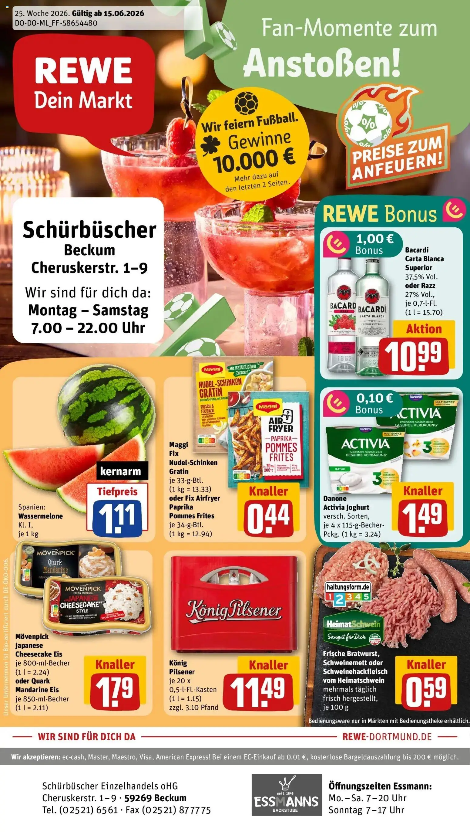 Vorschau von dem Prospekt des Geschäftes Rewe, gültig ab dem 14.06.2026