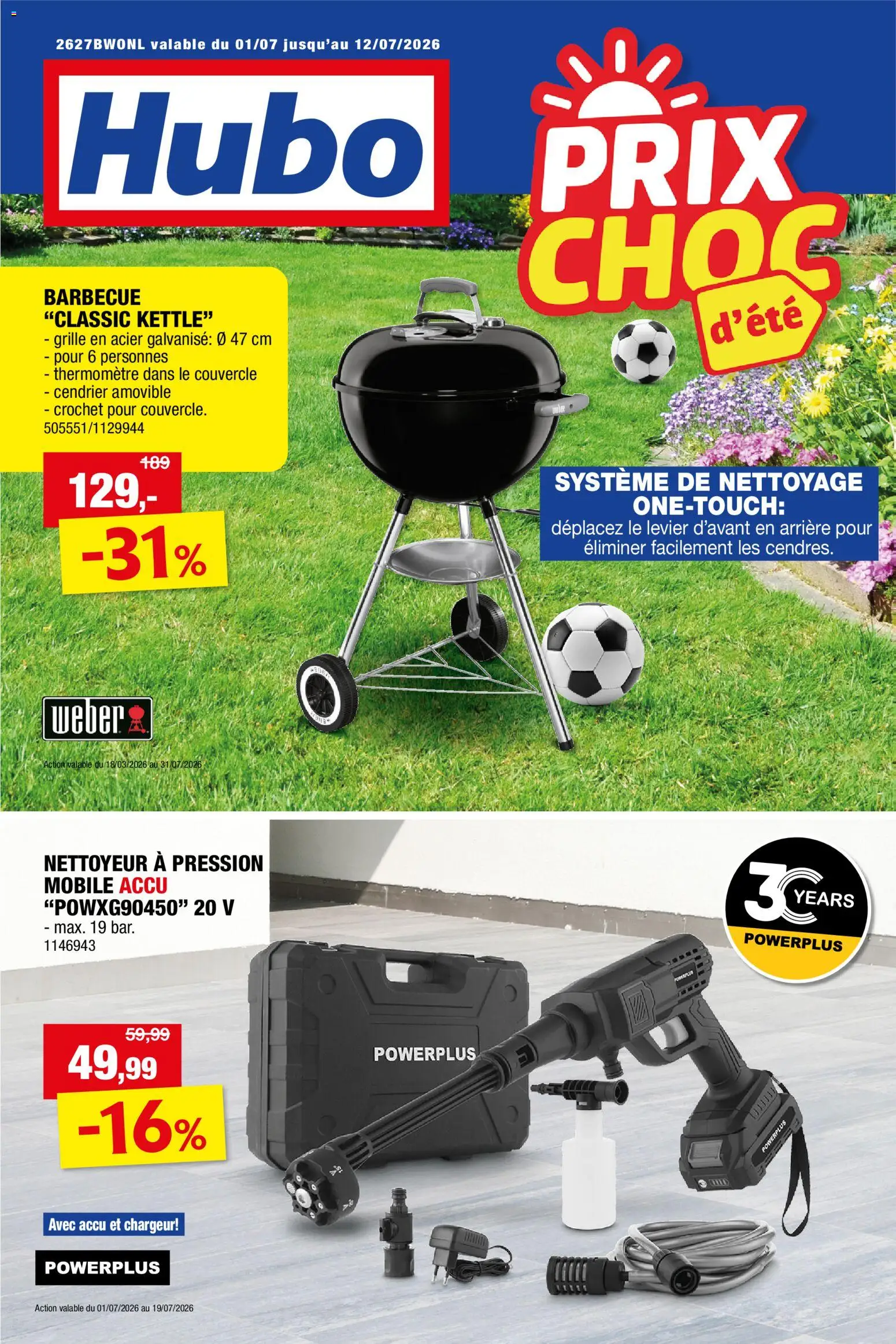 Voorbeeld van Hubo Publicité van winkel Hubo geldig vanaf 01/07/2026 - Barbecue