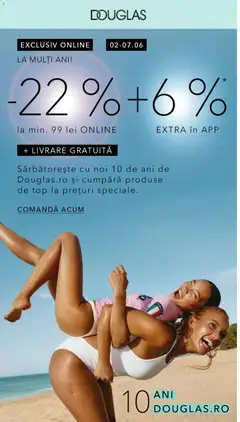 Previzualizarea de cataloage: Oferte Douglas valabil de la 02.06.2026