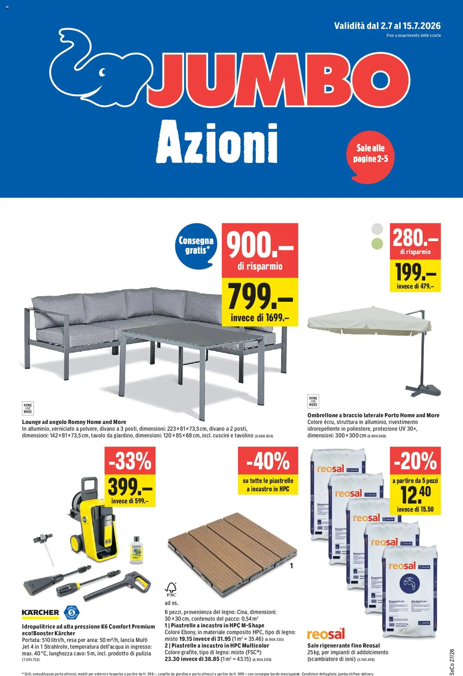 Vorschau des Merkblatts Jumbo aktionen IT vom Shop Jumbo gültig von 02.07.2026 bis 15.07.2026