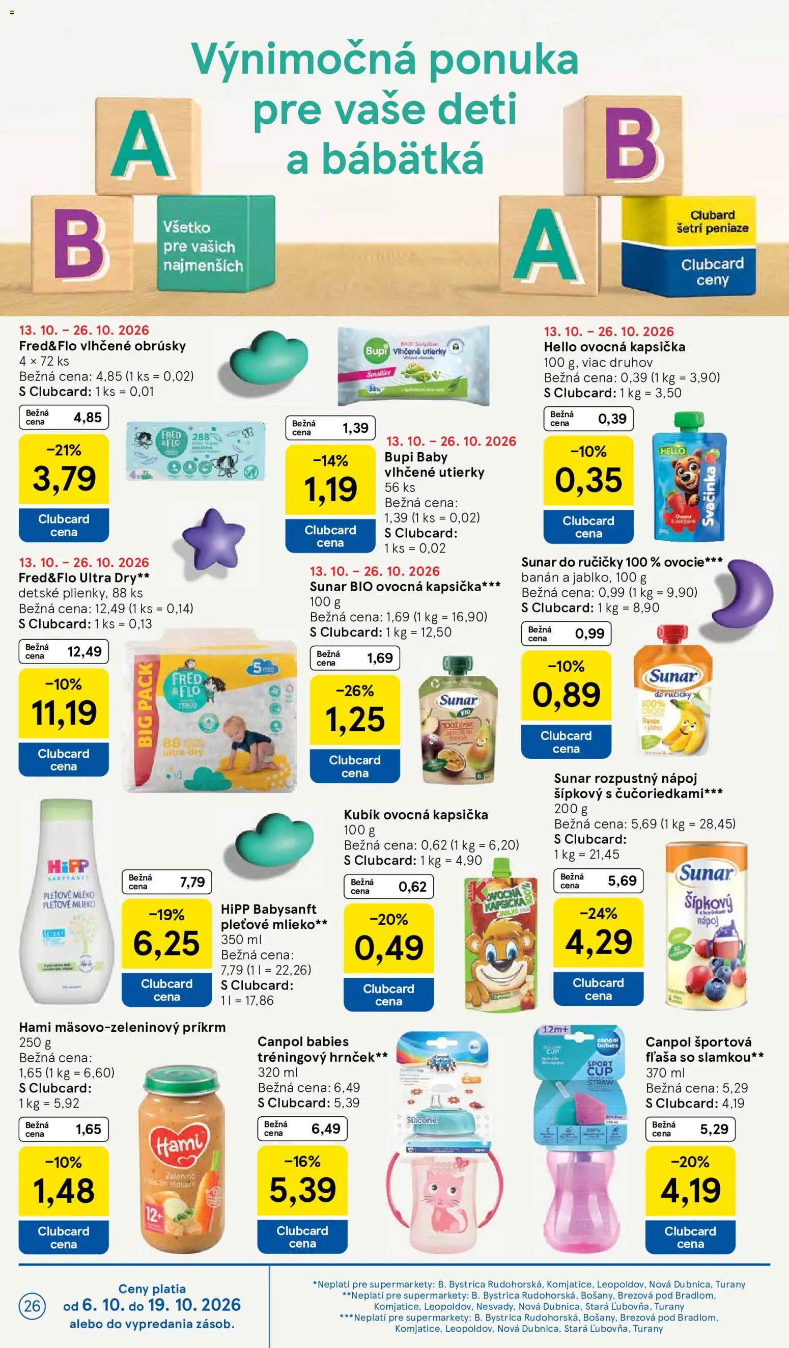 Náhľad Tesco letáku platného od 14.10.2026
