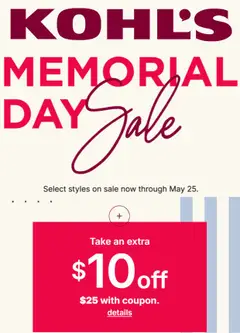 Preview of Kohl's weekly ads valid from 21.05.2026