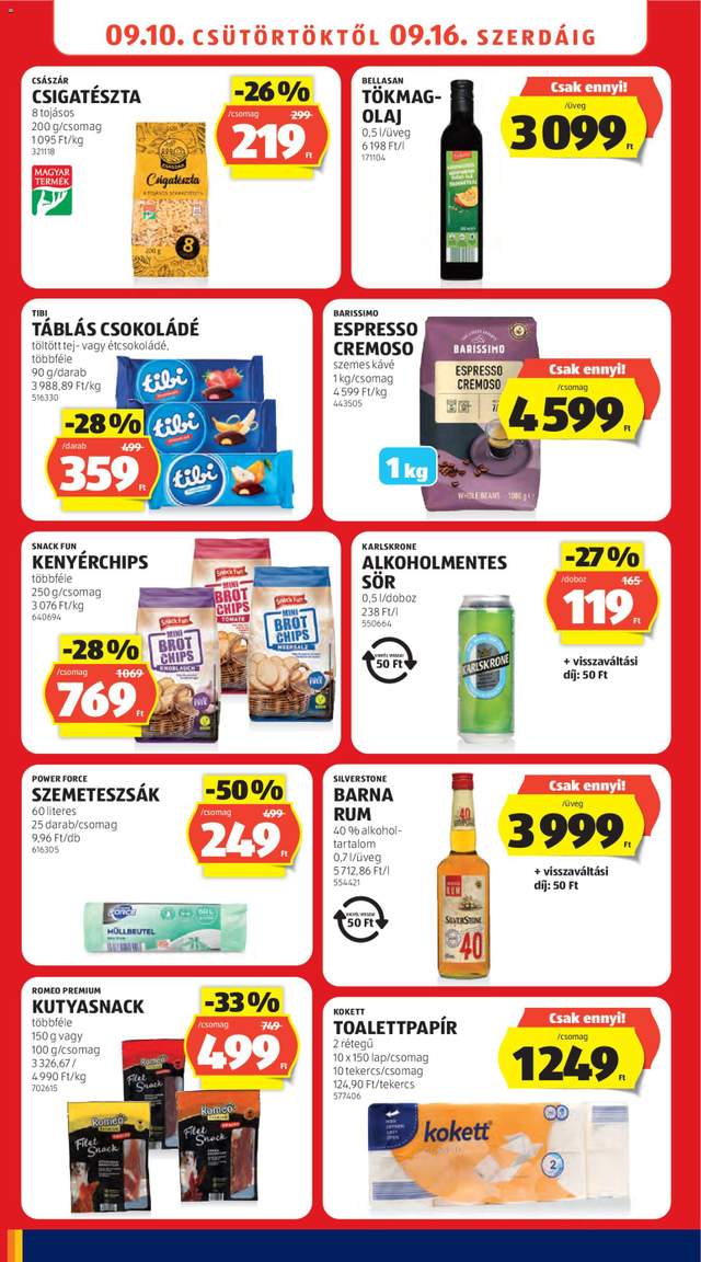 Új Aldi akciós újság 09.10.