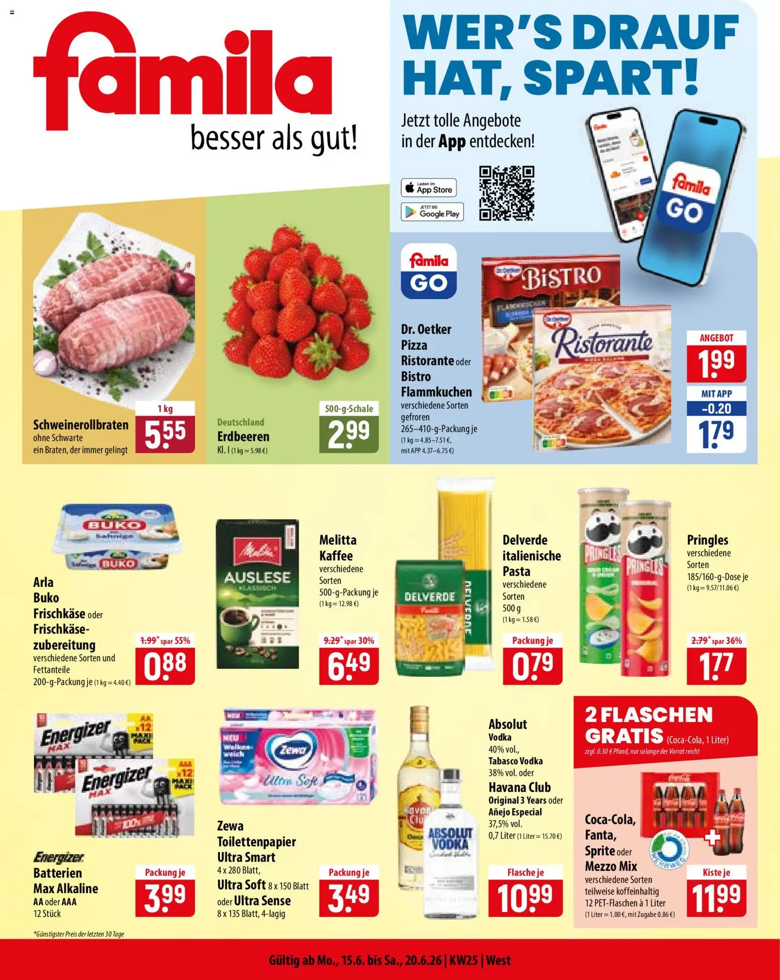Vorschau von dem Prospekt des Geschäftes Famila, gültig ab dem 15.06.2026