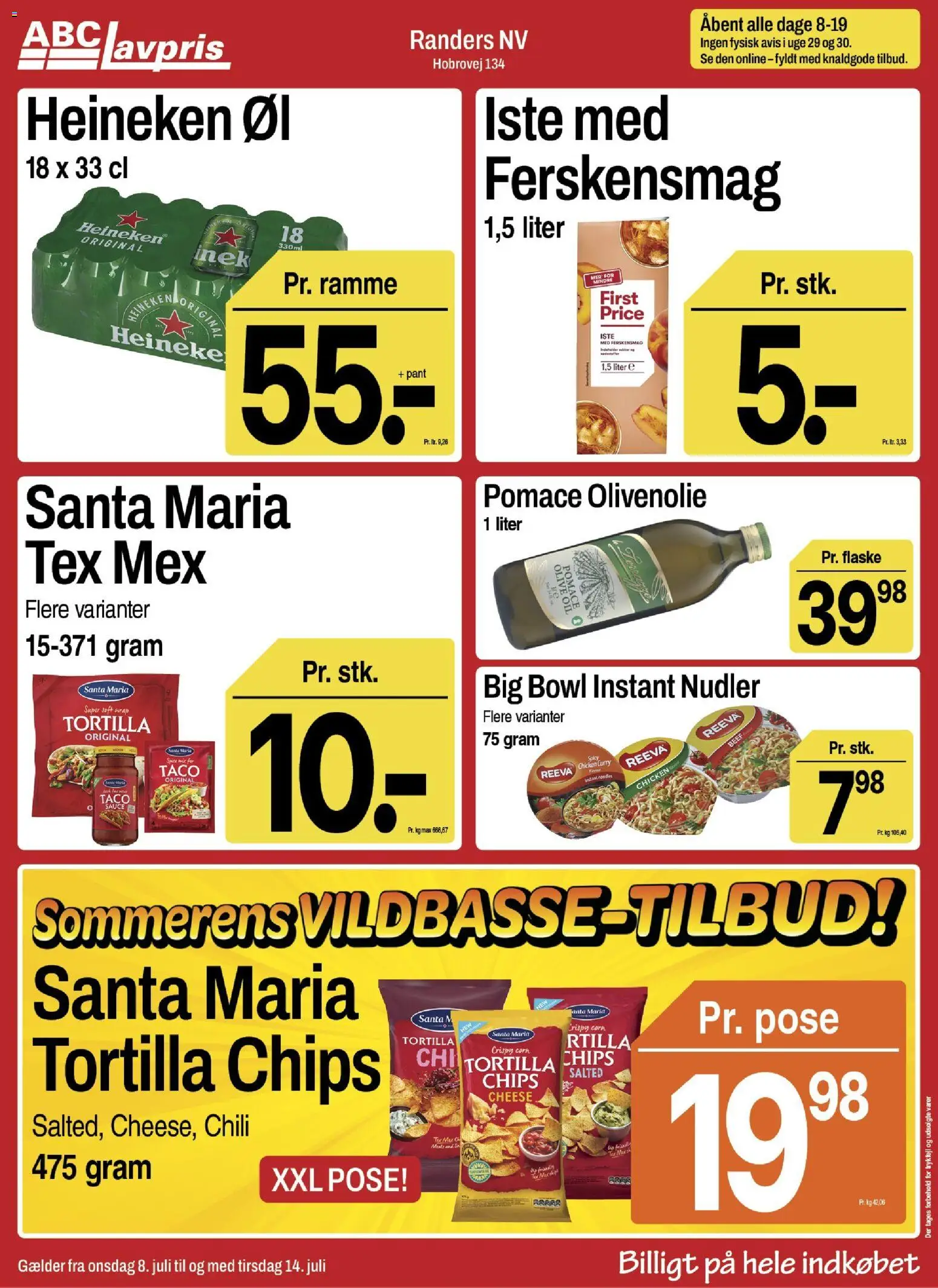 Eksempel på tilbudsavis Abc Lavpris - Tilbudsavis uge 28 fra butik Abc Lavpris gyldig fra 08/07/2026